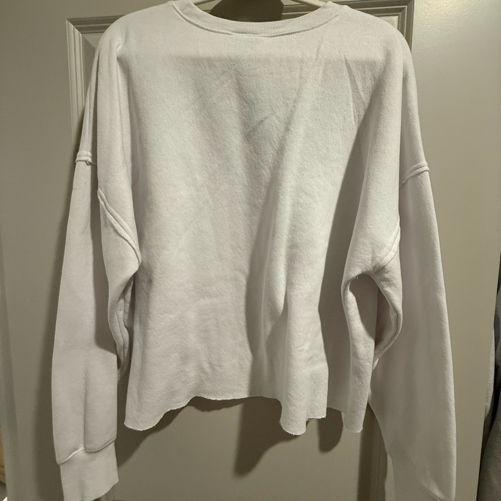 Seaside White Women's Sweatshirt - Picture 2 of 3